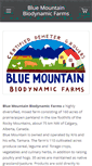 Mobile Screenshot of bluemountainbiodynamicfarms.com